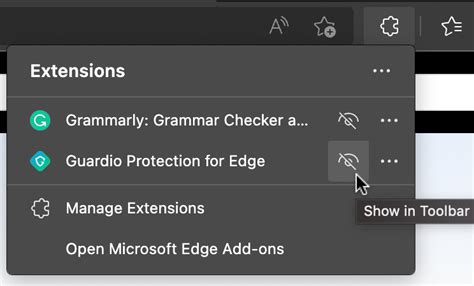 guardio extension for edge cost.